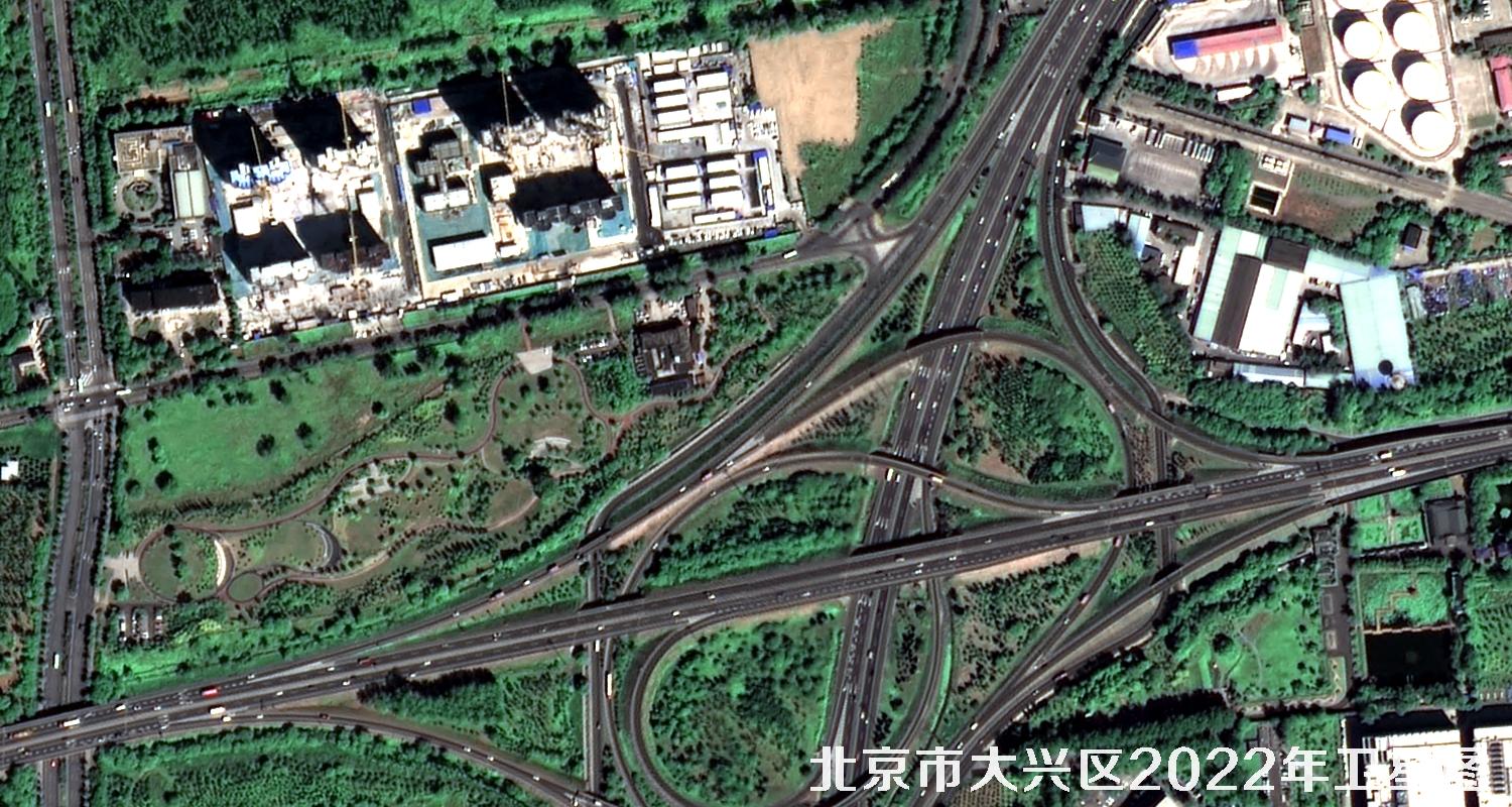 北京市大兴区2022年最新卫星图