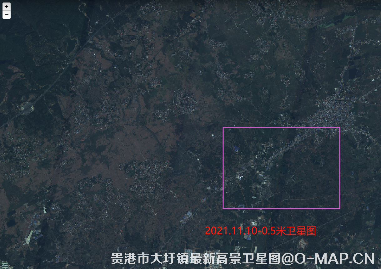 贵港市港北区大圩镇最新0.5米卫星底图