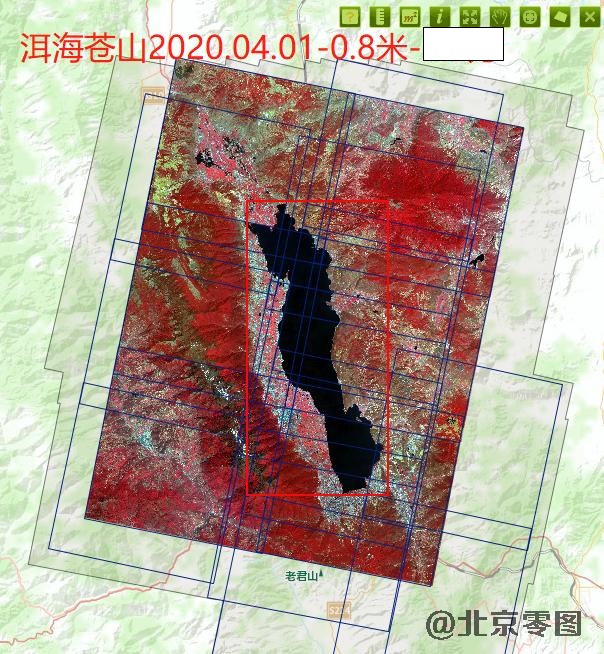 洱海高分二号2020年卫星图查询结果