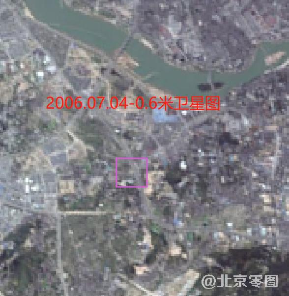 折迁房屋确权卫星图-福州市2006年卫星图-房屋纠纷图