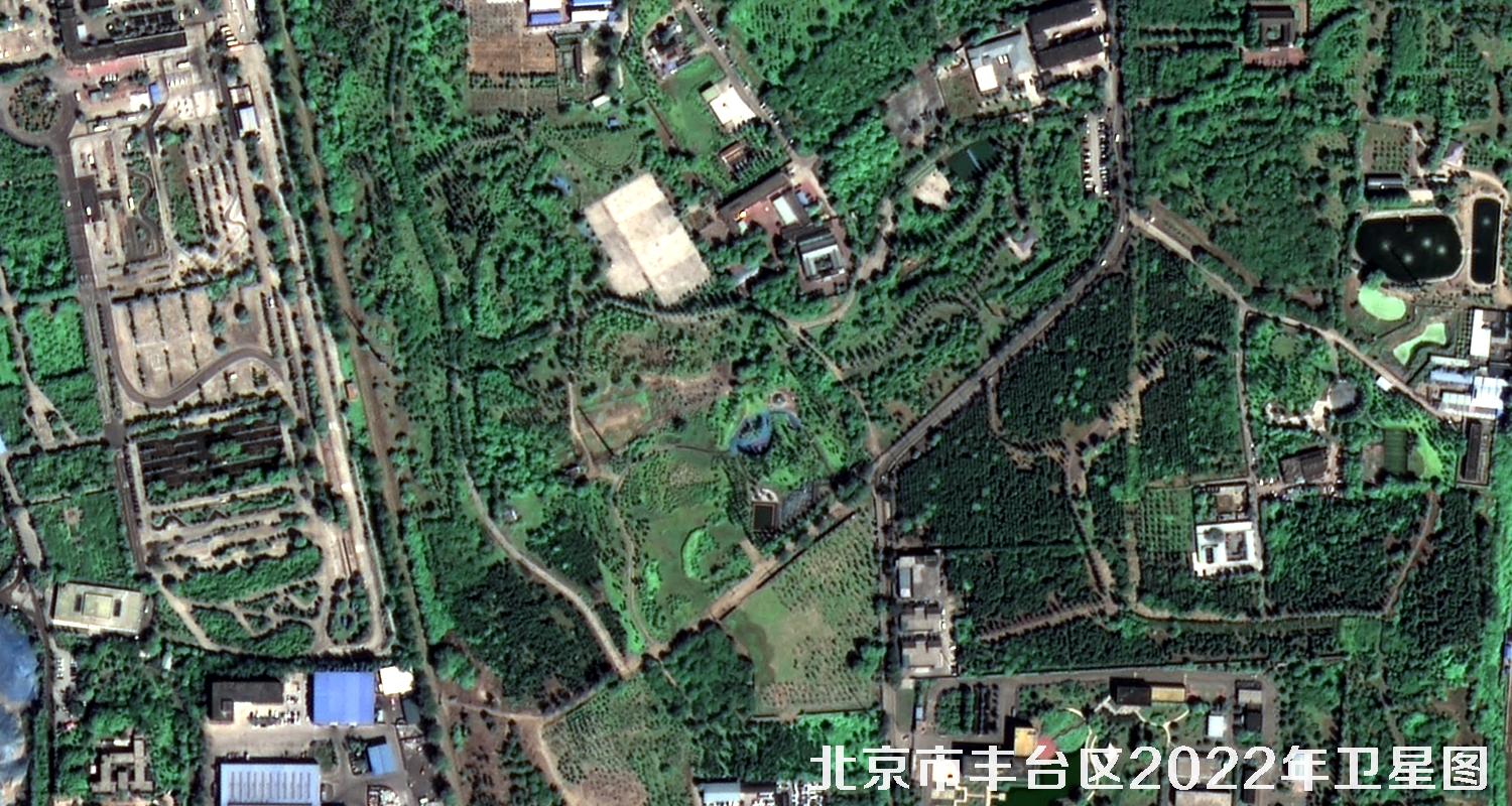 北京市丰台区2022年高清卫星图