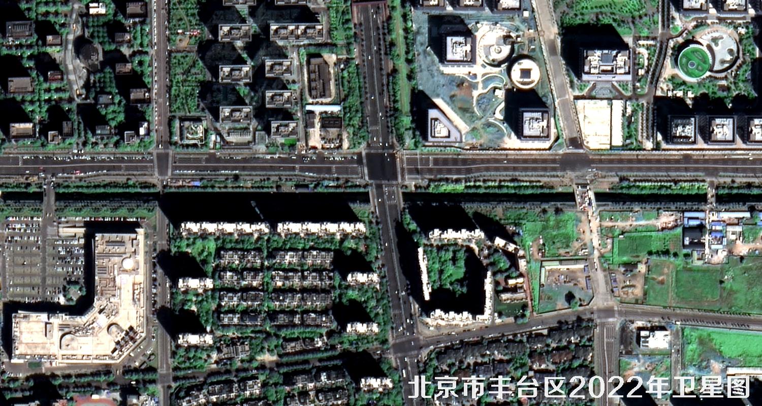 北京市丰台区2022年高清卫星图