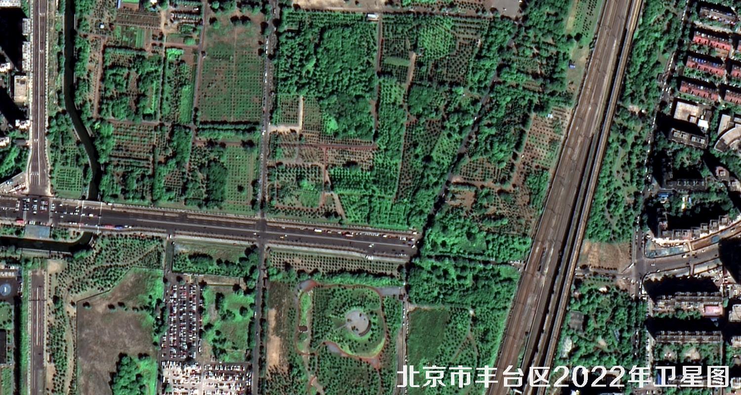 北京市丰台区2022年高清卫星图