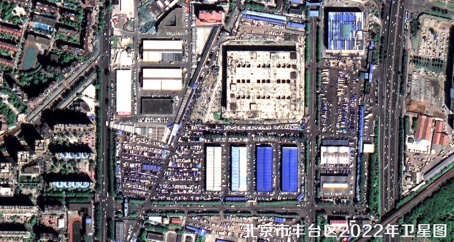 北京市丰台区2022年高清卫星图
