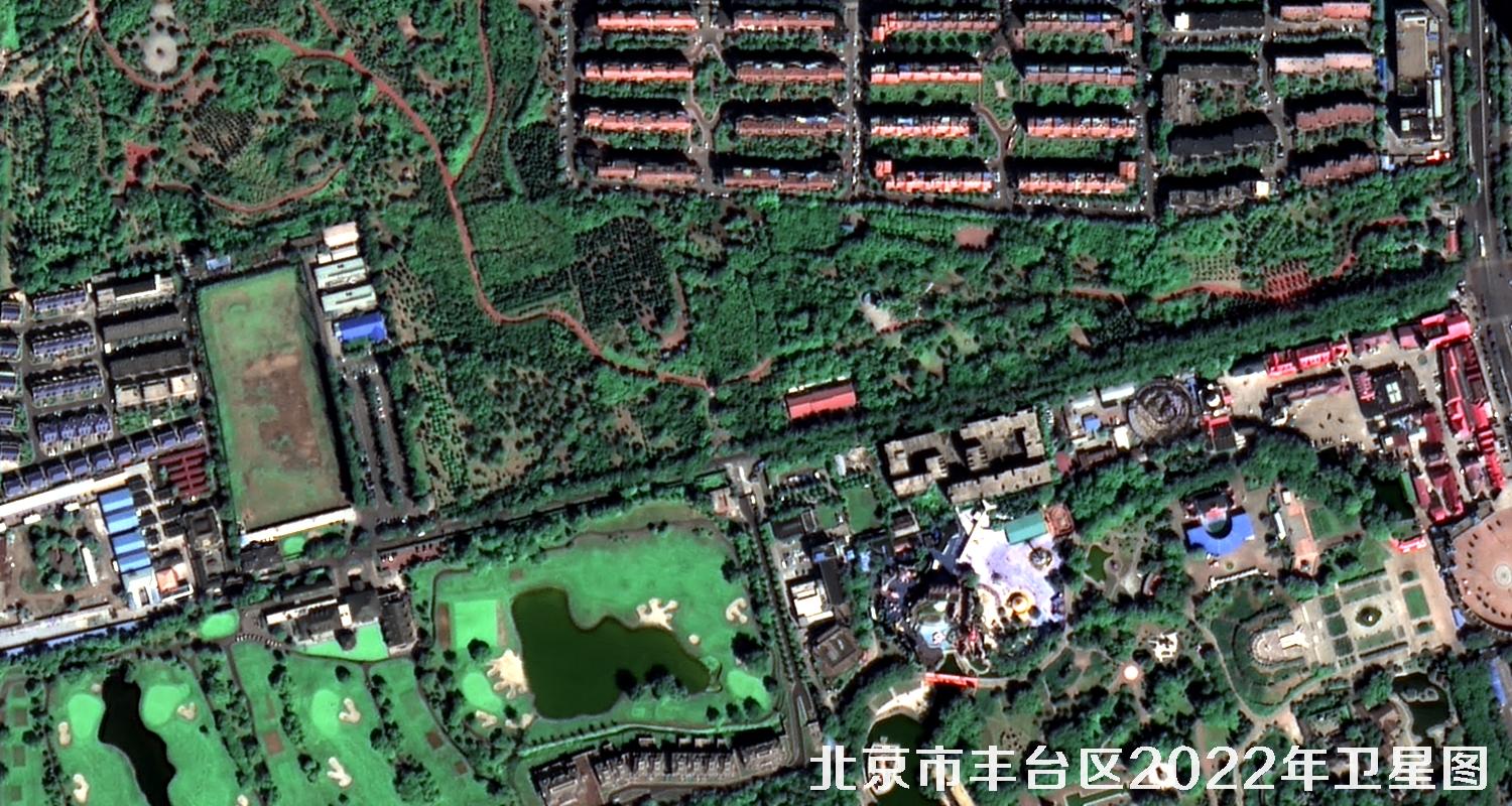 北京市丰台区2022年高清卫星图