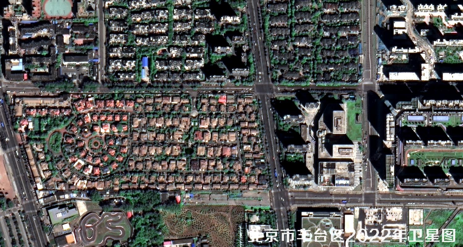 北京市丰台区2022年高清卫星图