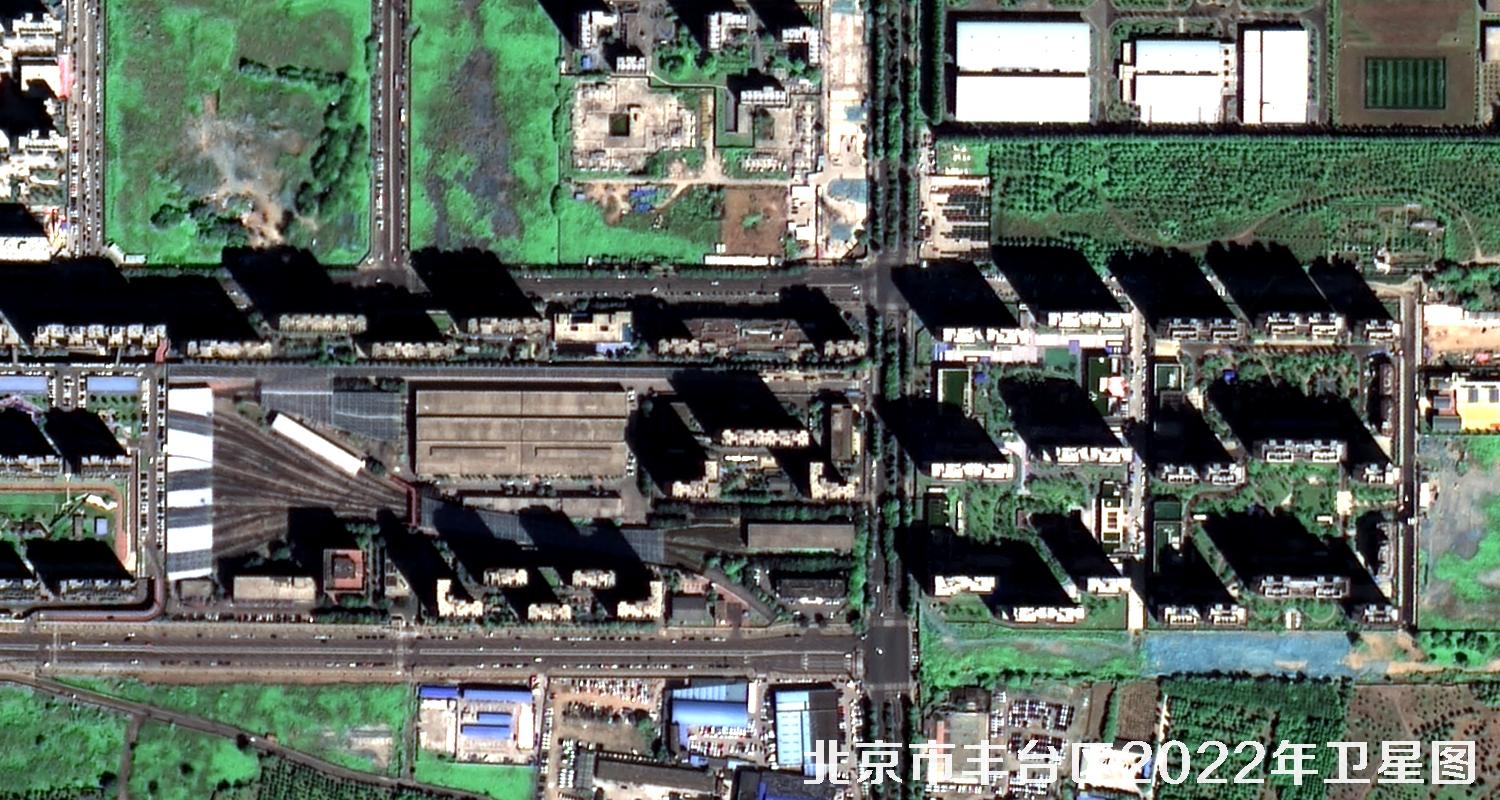 北京市丰台区2022年高清卫星图