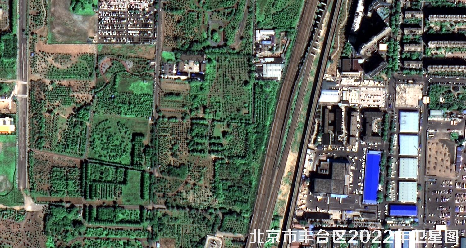 北京市丰台区2022年高清卫星图