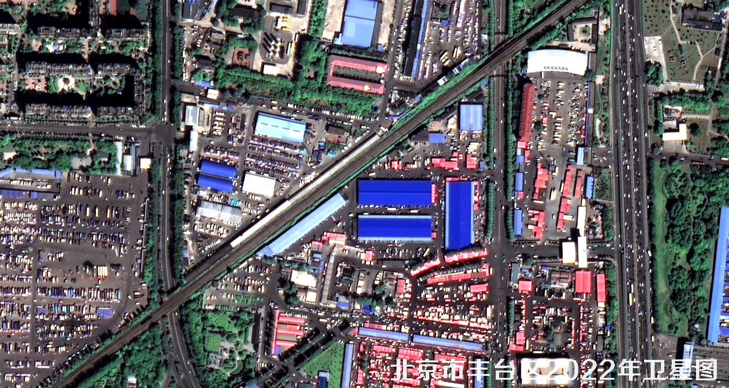 北京市丰台区2022年高清卫星图