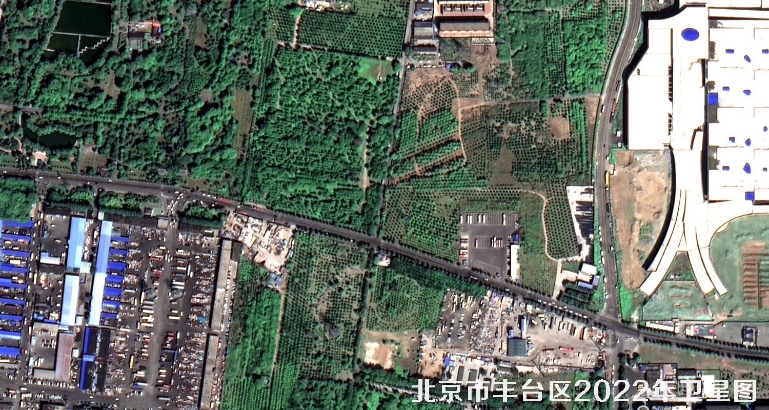 北京市丰台区2022年高清卫星图