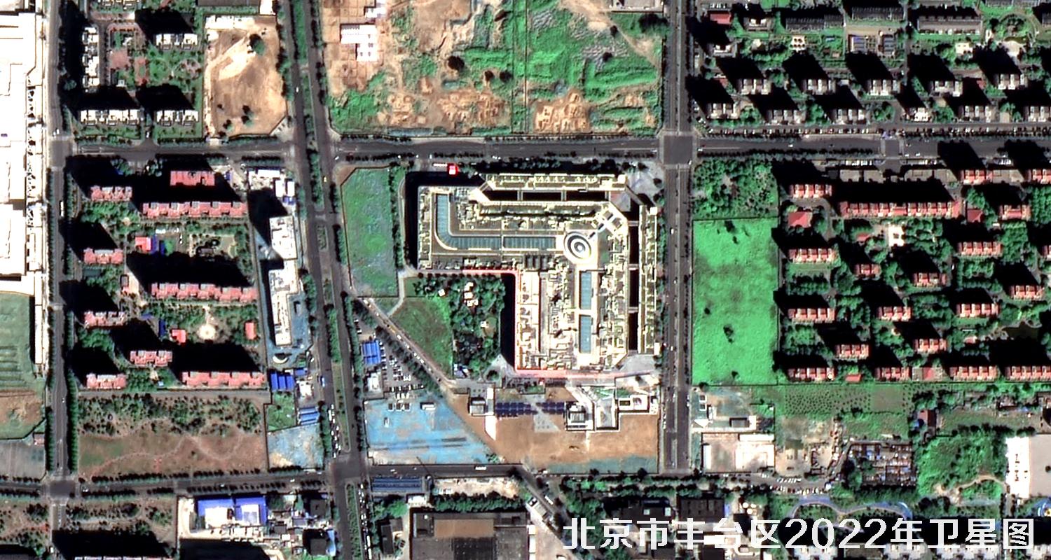 北京市丰台区2022年高清卫星图