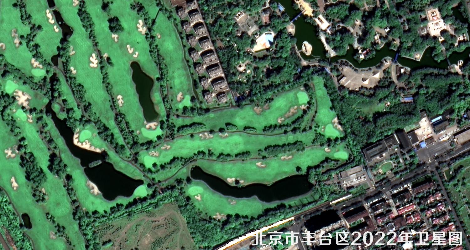 北京市丰台区2022年高清卫星图