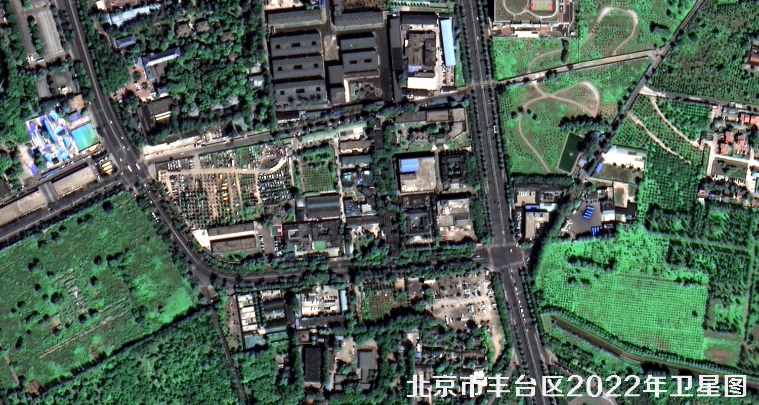 北京市丰台区2022年高清卫星图