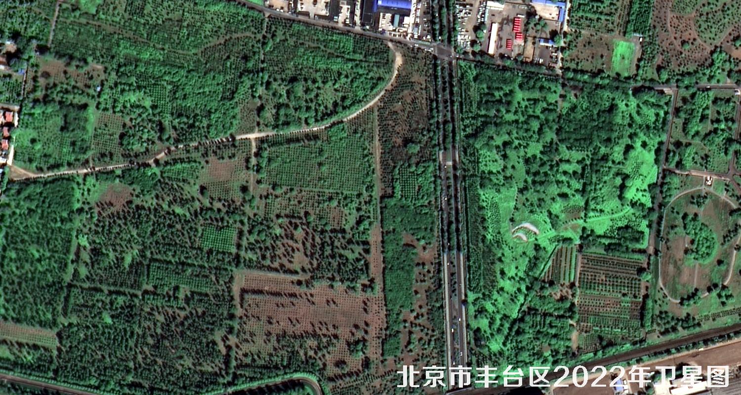 北京市丰台区2022年高清卫星图