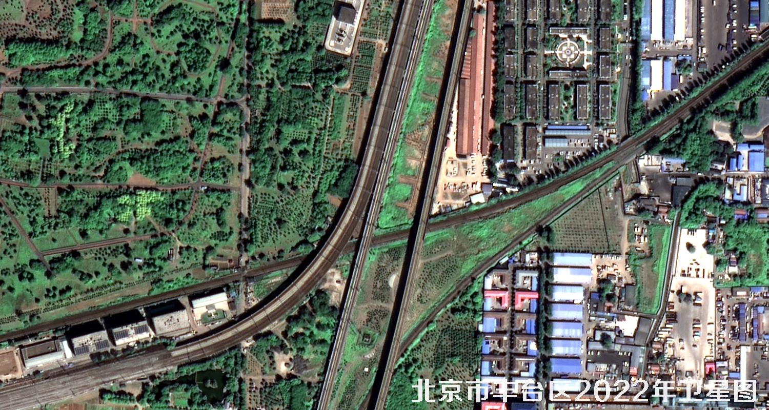 北京市丰台区2022年高清卫星图