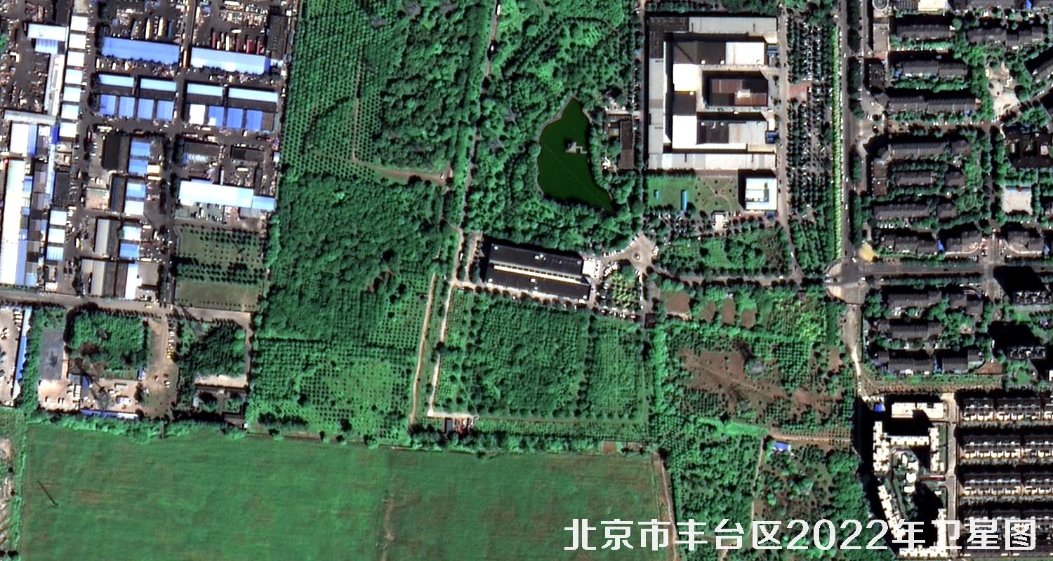 北京市丰台区2022年高清卫星图