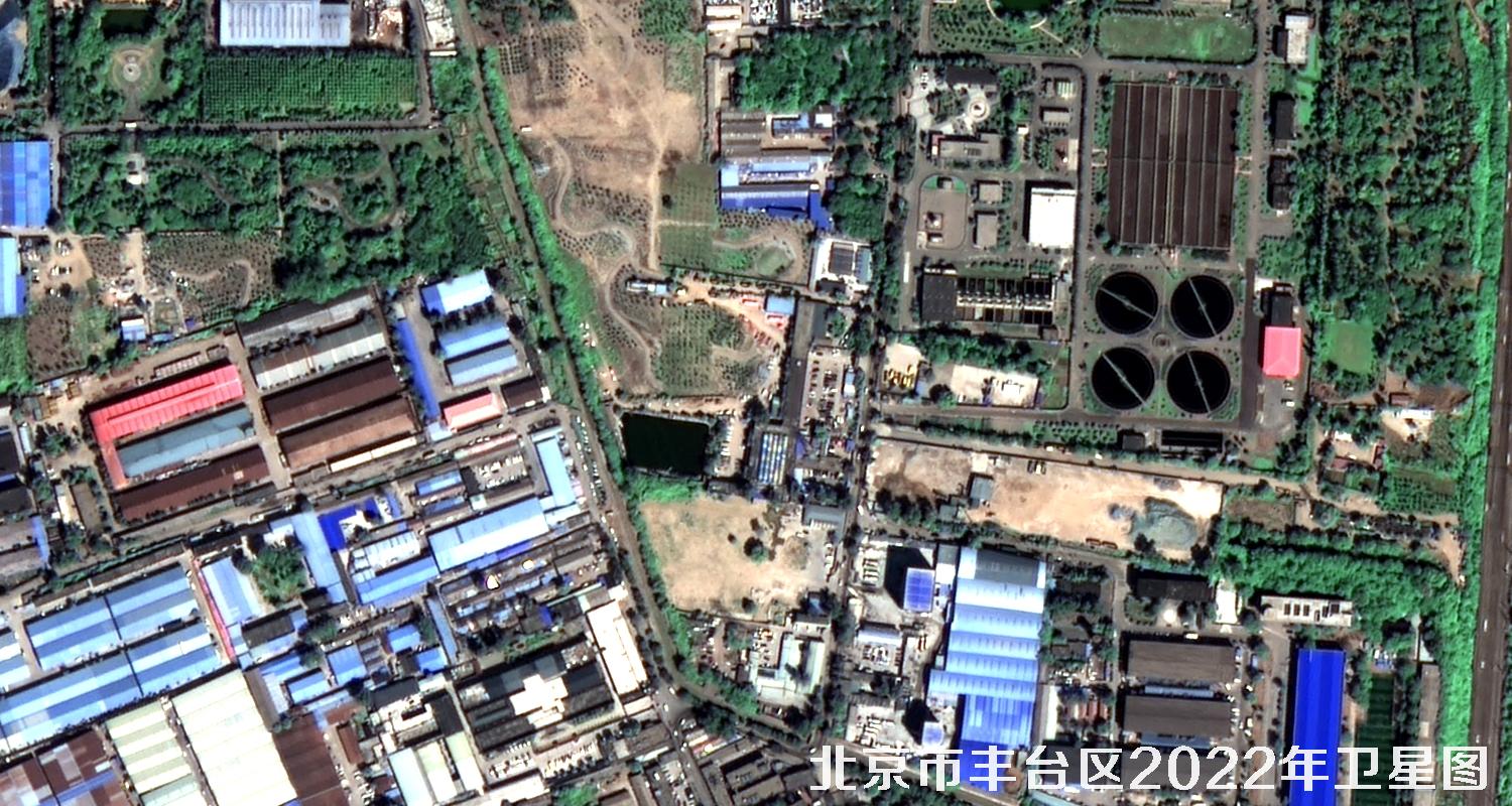 北京市丰台区2022年高清卫星图