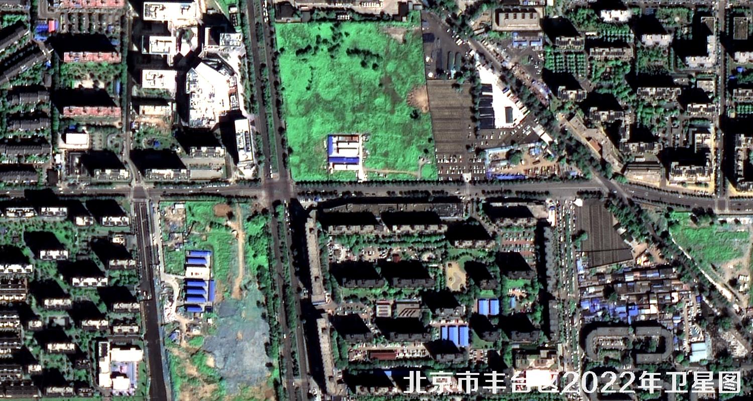 北京市丰台区2022年高清卫星图
