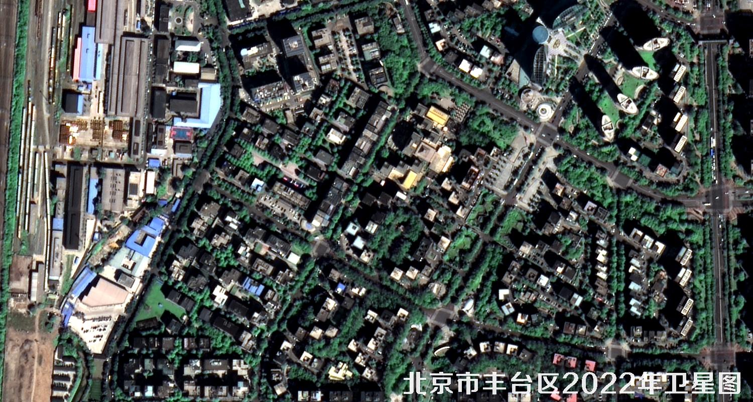 北京市丰台区2022年高清卫星图