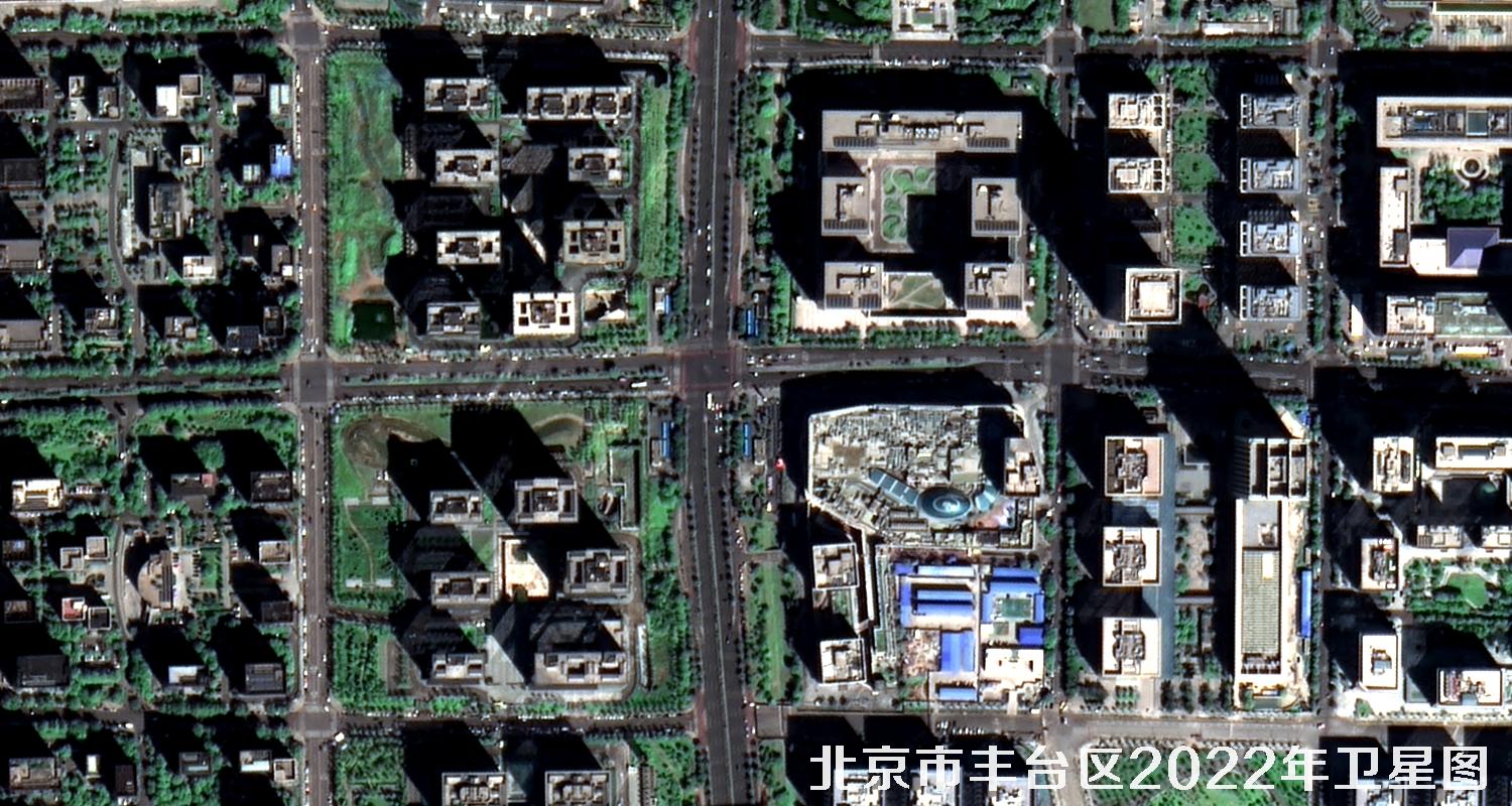 北京市丰台区2022年高清卫星图