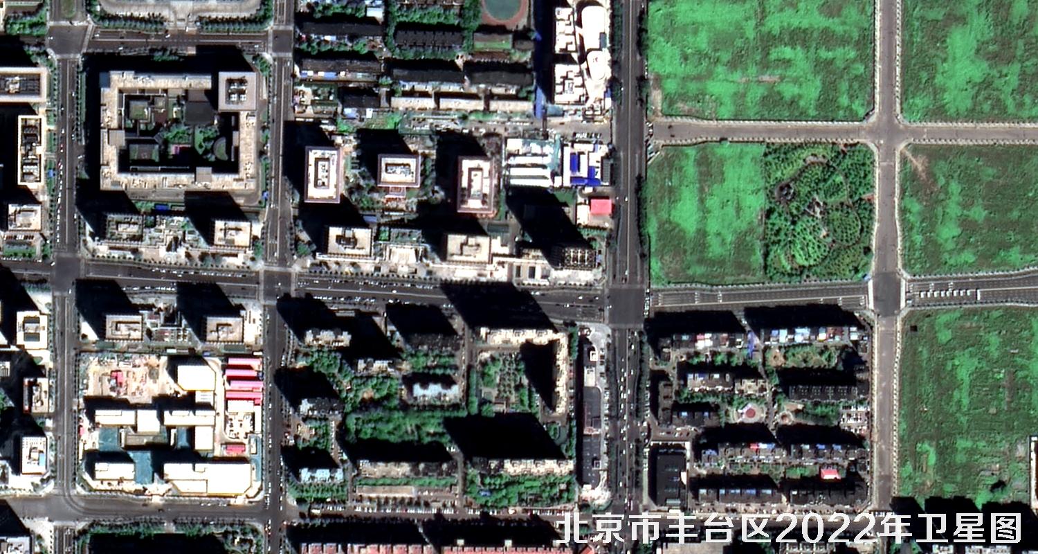 北京市丰台区2022年高清卫星图