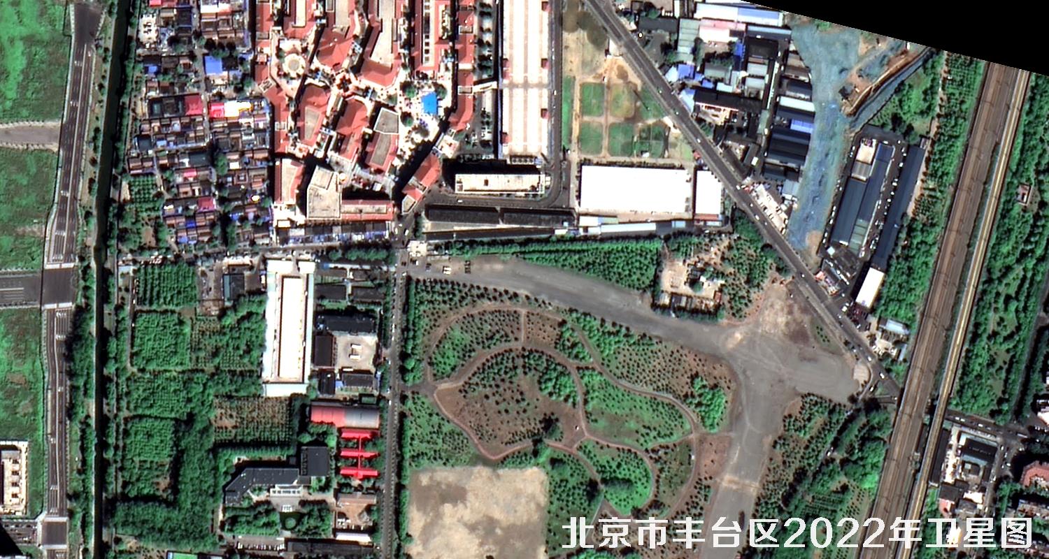 北京市丰台区2022年高清卫星图
