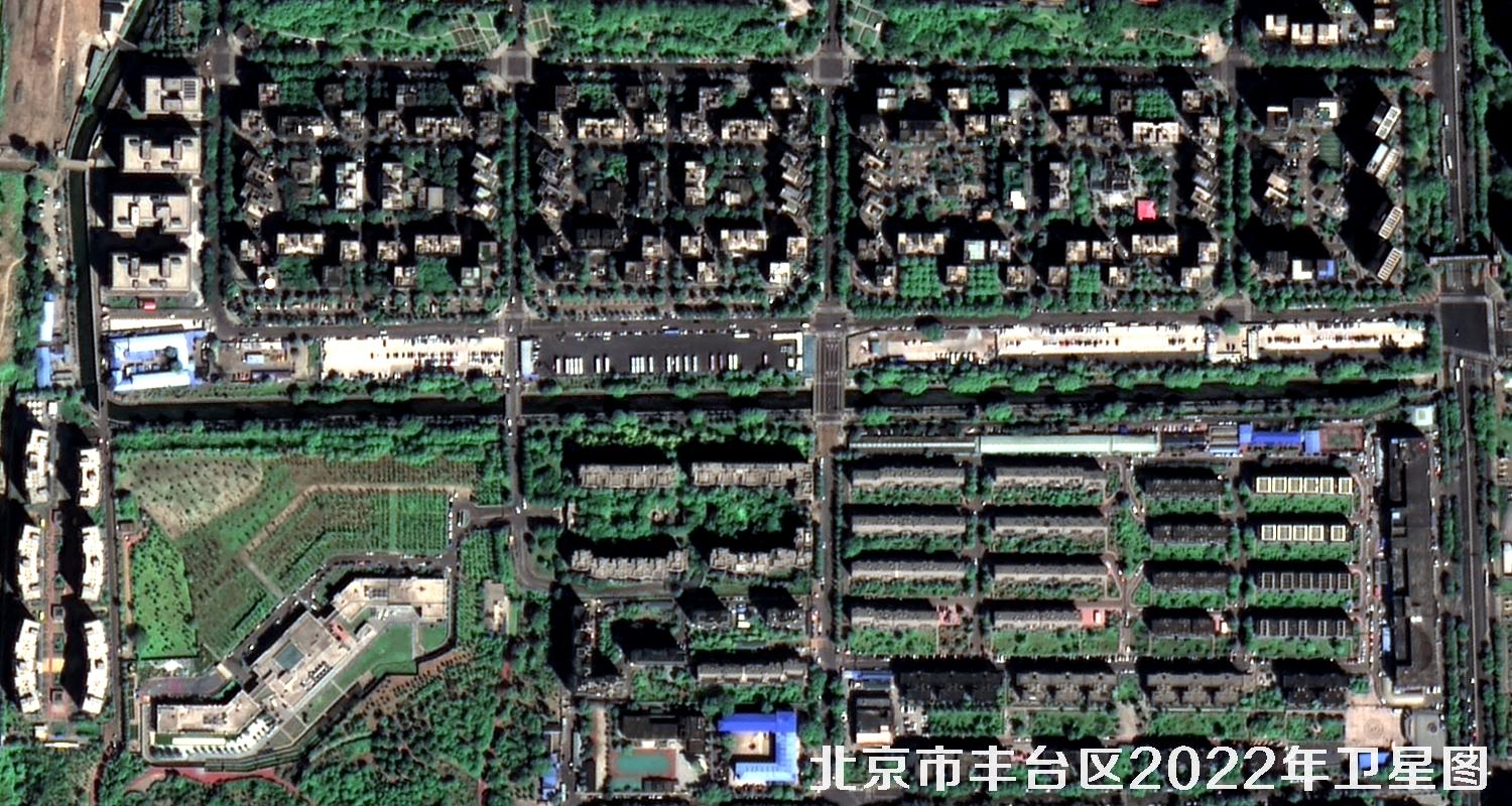 北京市丰台区2022年高清卫星图