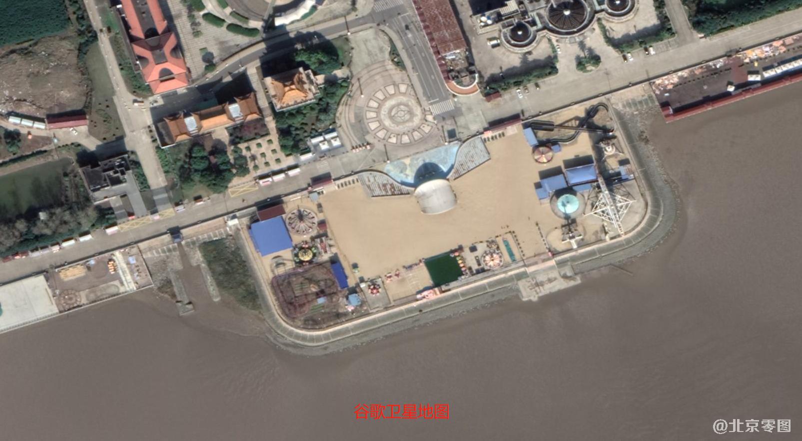奉贤区渔人码头卫星图