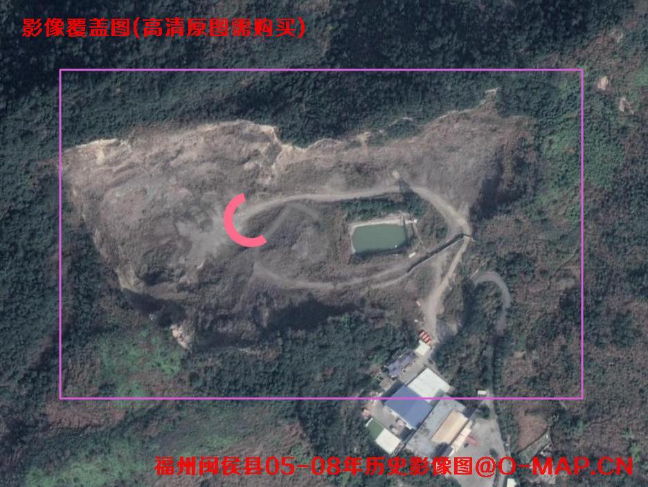 福州省市闽侯县2005到2008年高清历史卫星影像图查询报告