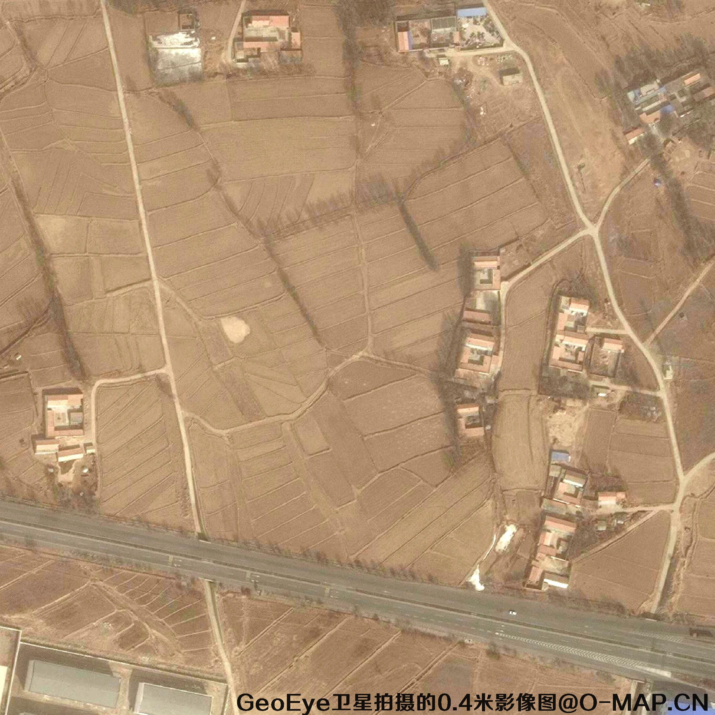 GeoEye卫星拍摄的0.4米城市影像图片