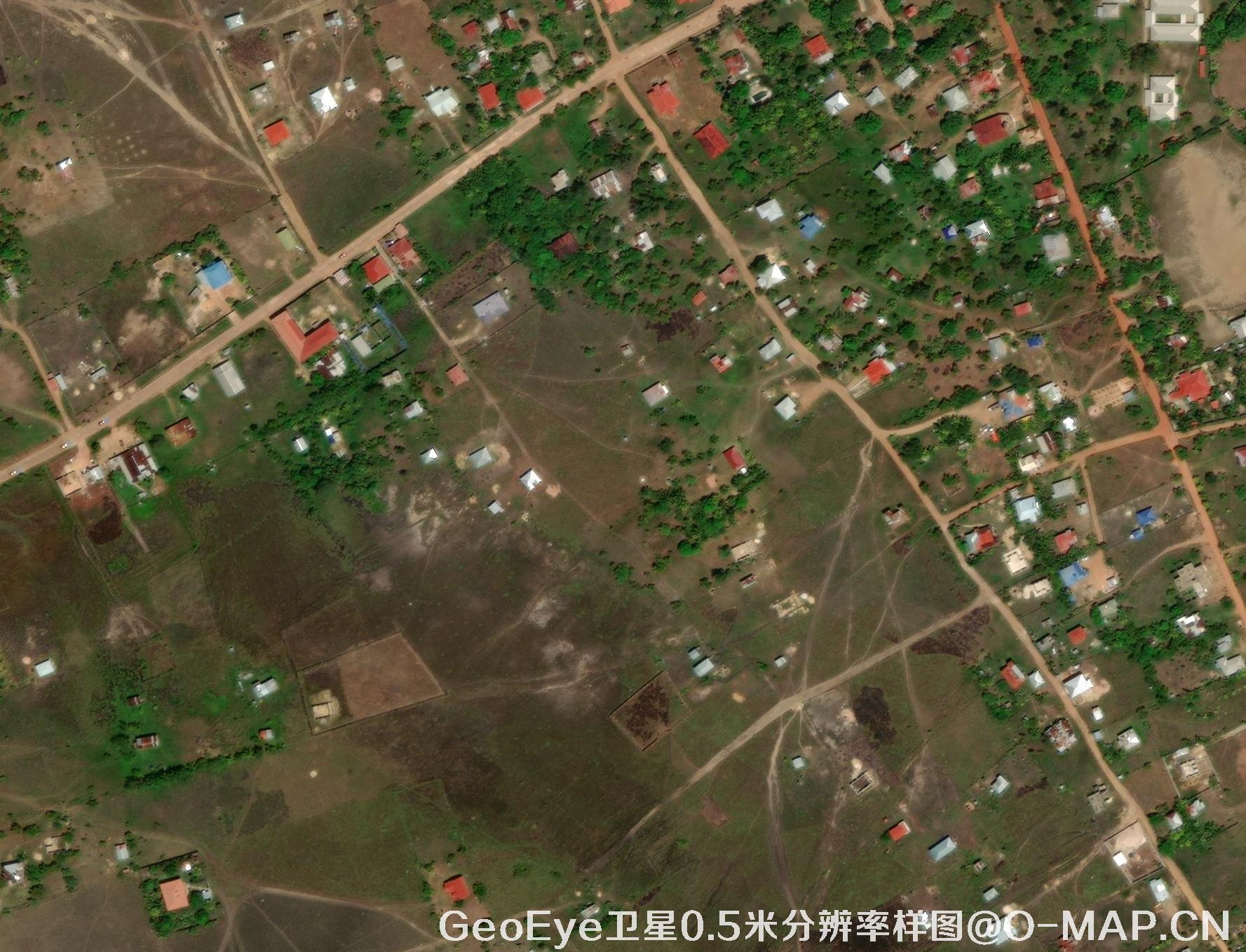 Maxar卫星公司的GeoEye卫星拍摄的0.5米卫星图