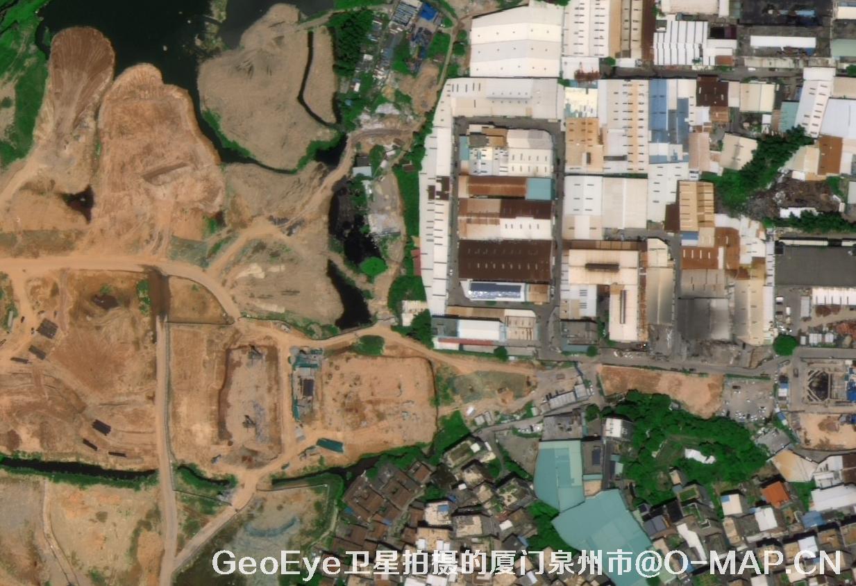 GeoEye卫星拍摄的厦门泉州市2019年卫星图