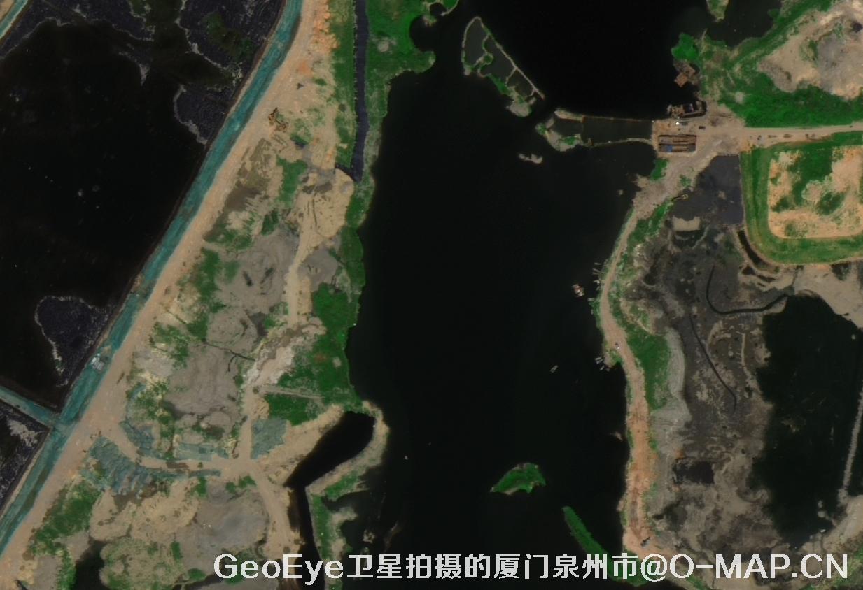 GeoEye卫星拍摄的厦门泉州市2019年卫星图