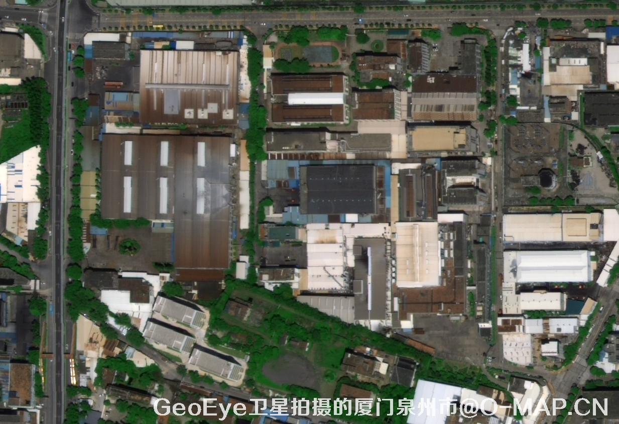 GeoEye卫星拍摄的厦门泉州市2019年卫星图