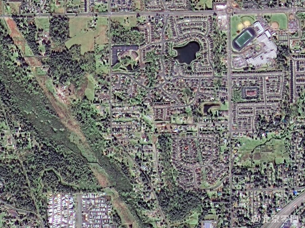 高分一号卫星影像图