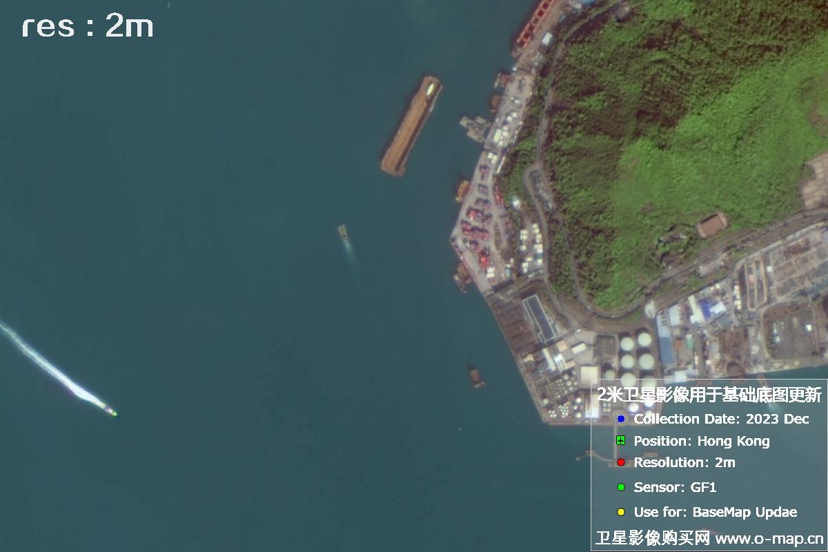 国产2米分辨率卫星拍摄的卫星影像图
