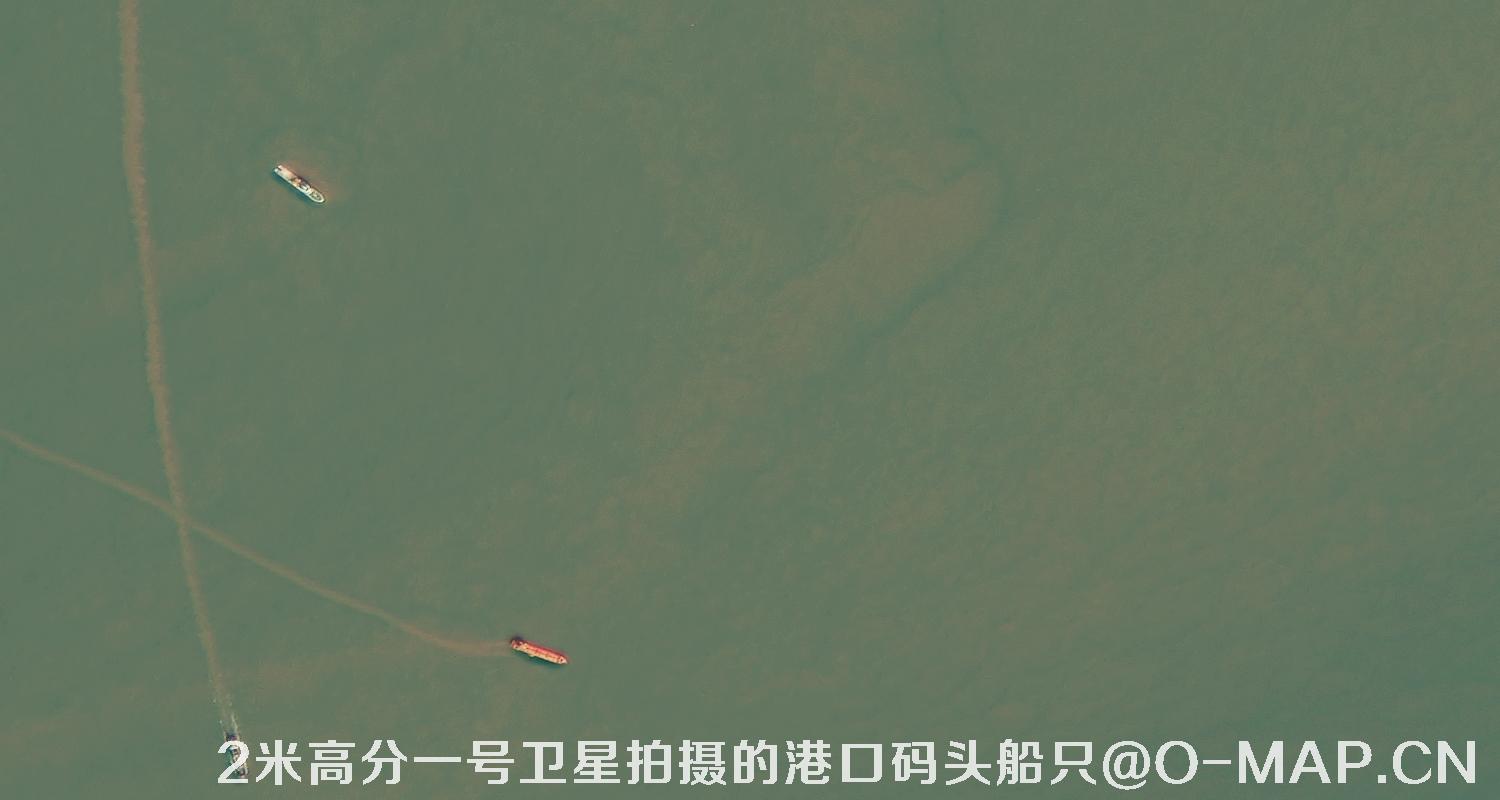 国产GF1号卫星拍摄的2米分辨率卫星图片