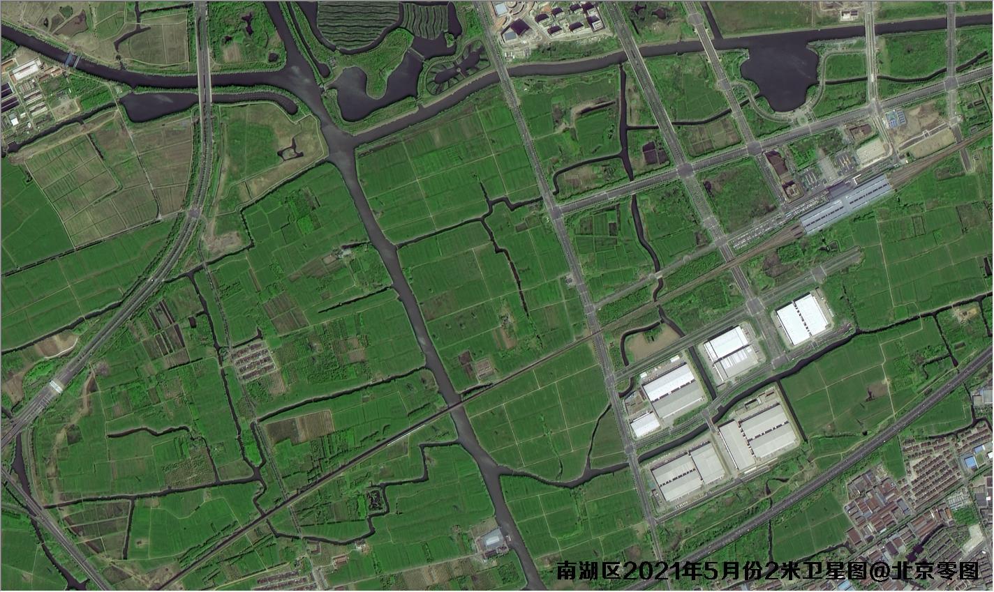 chinese 2-meter GF1 satellite image sample