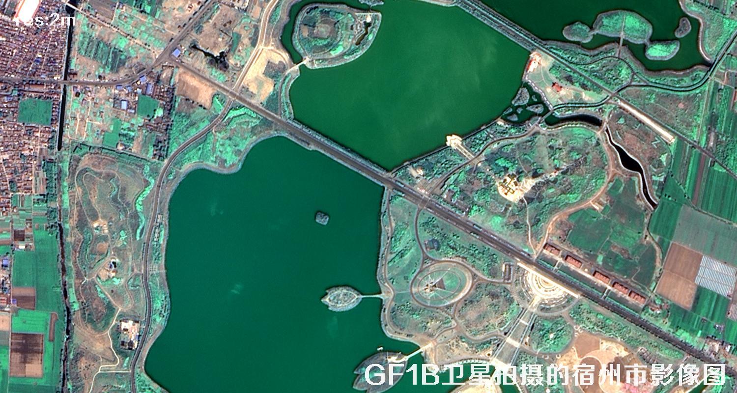 GF1B卫星拍摄的2米分辨率卫星图