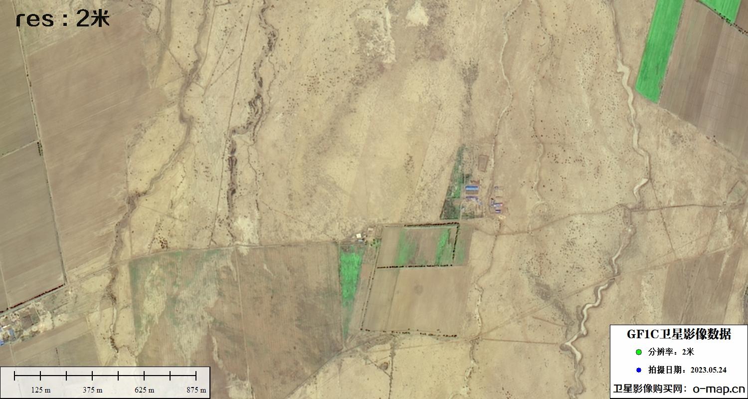 GF1C卫星拍摄的内蒙古农业影像图