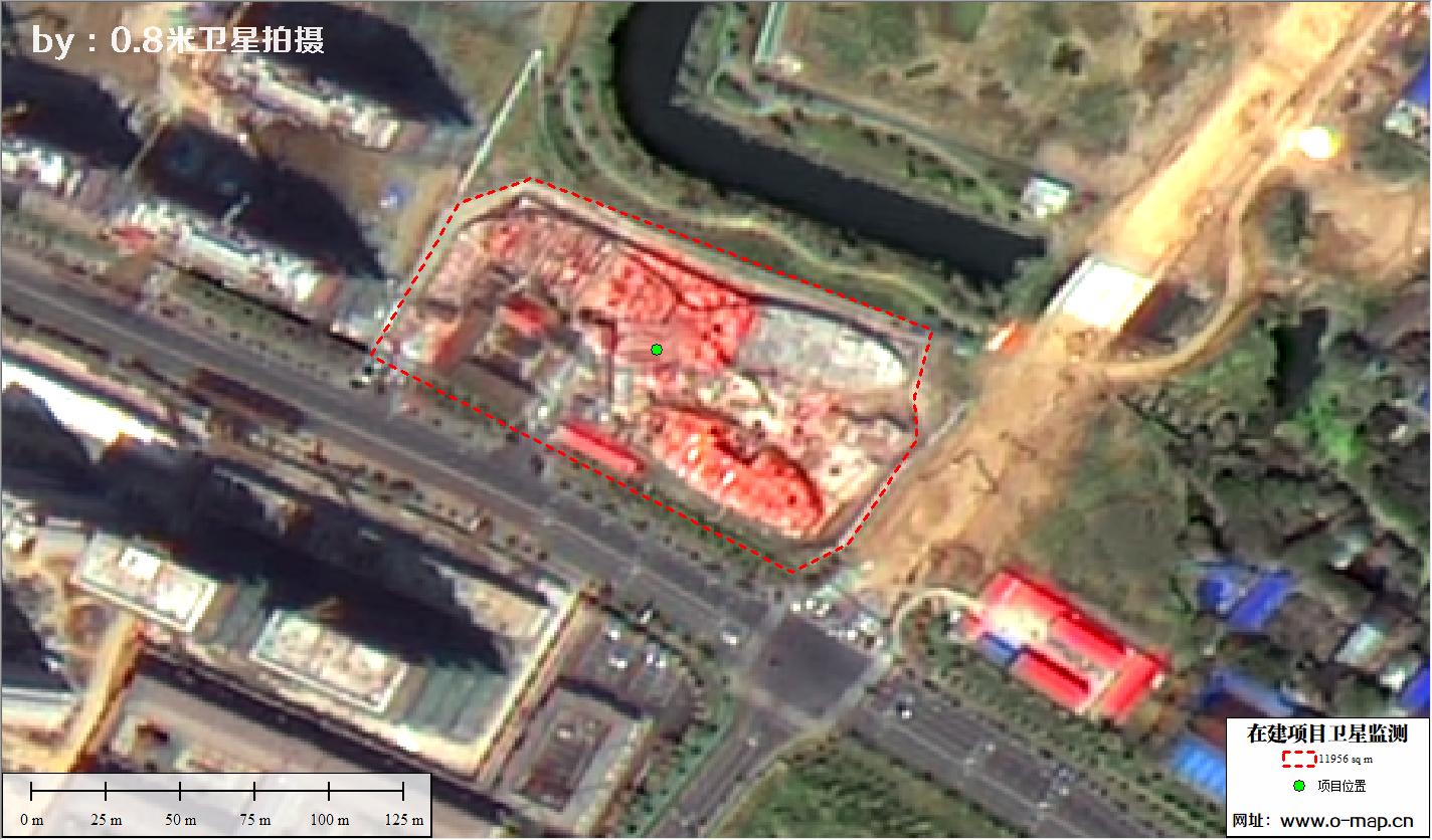 江苏省常州市在建房地产项目施工现场卫星监测