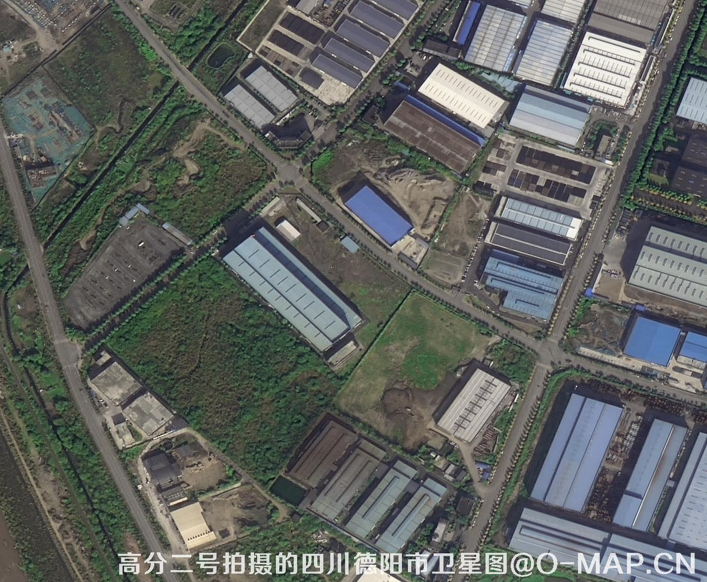 高分二号拍摄的高清卫星图
