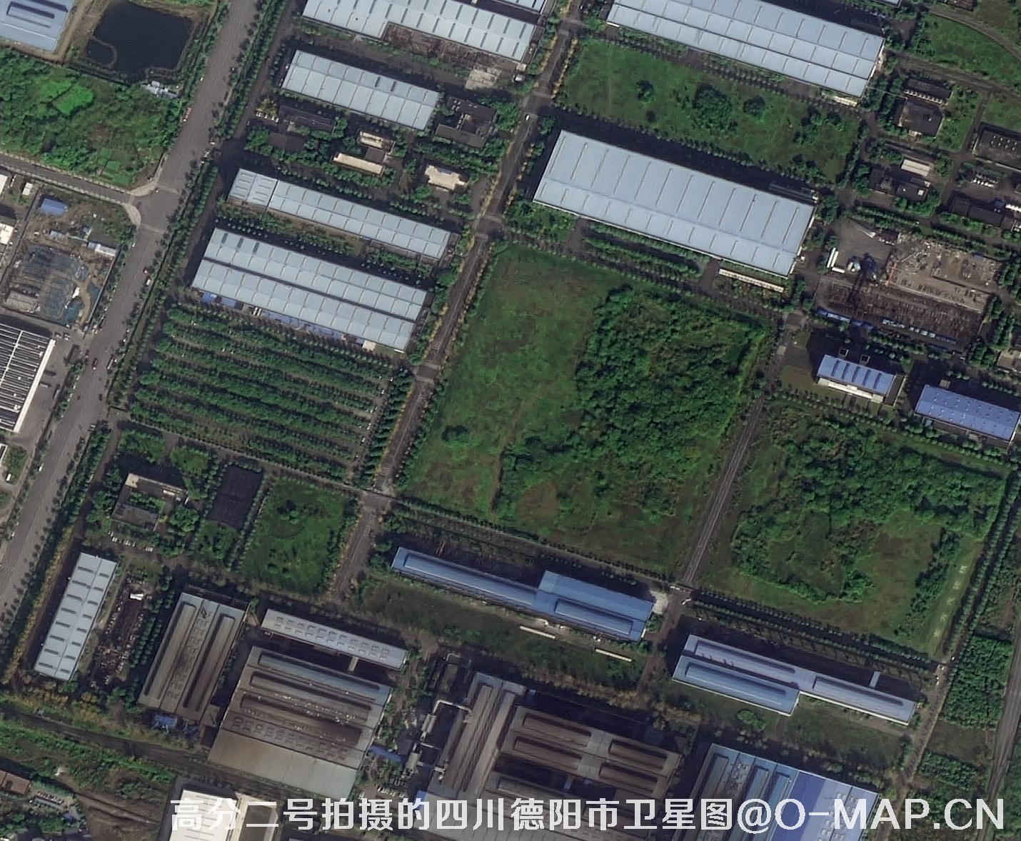 高分二号卫星拍摄的0.8米分辨率卫星图效果