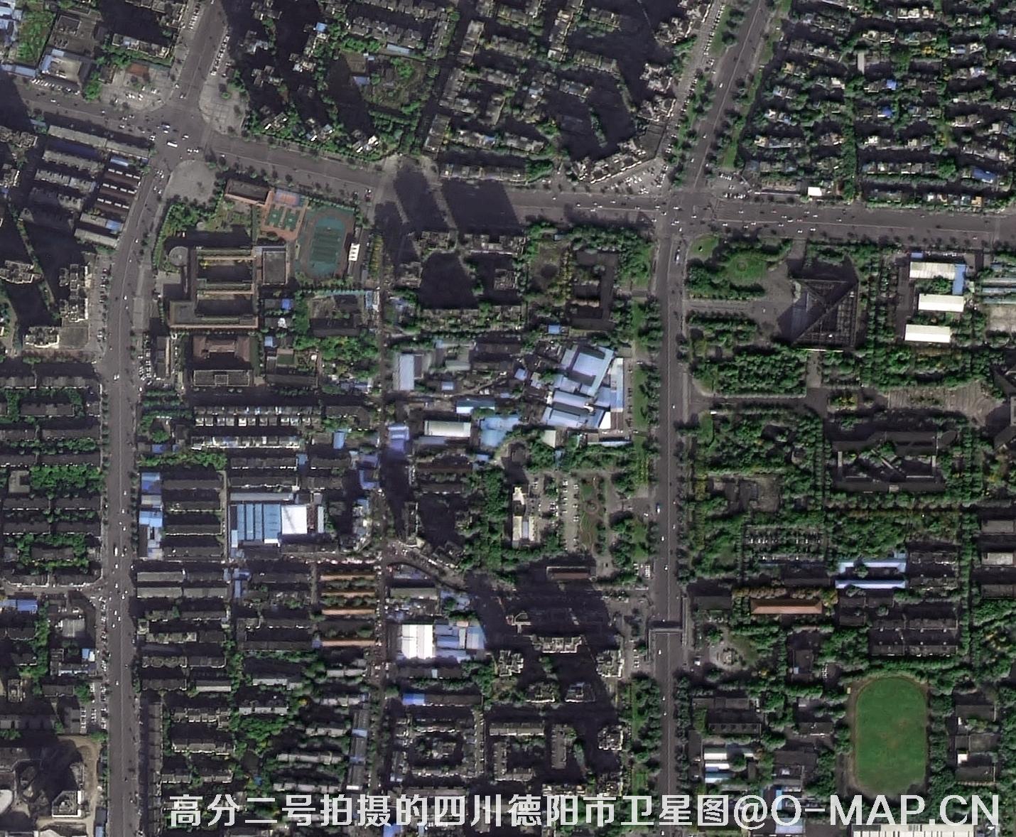国产0.8米卫星拍摄的高清影像图片