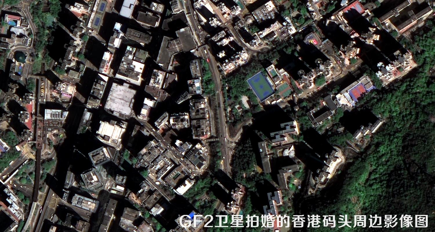 0.8米分辨率卫星拍摄的地图图片