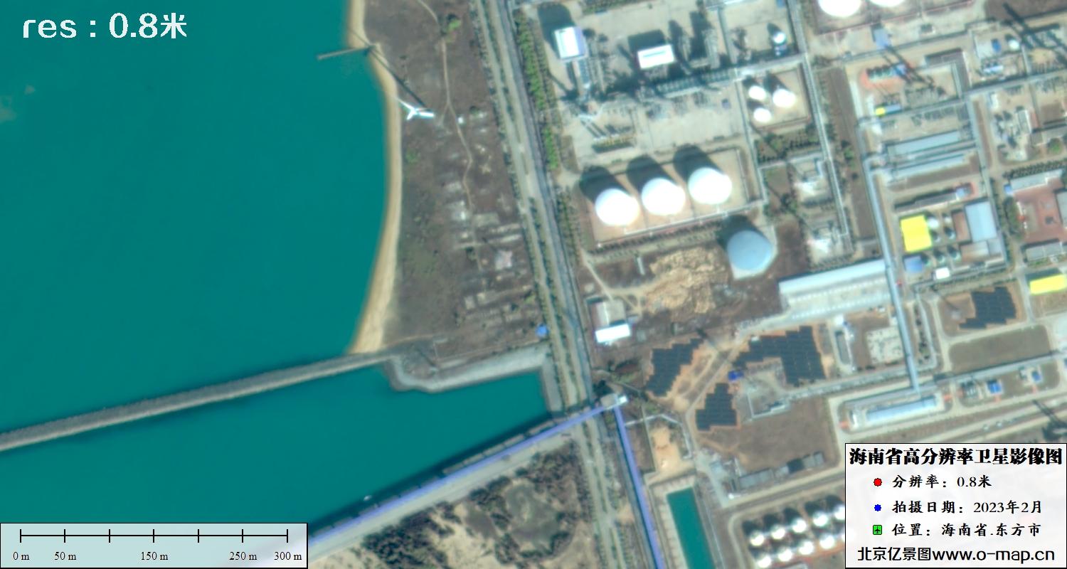 海南省中山市2023年最新0.8米分辨率卫星影像图
