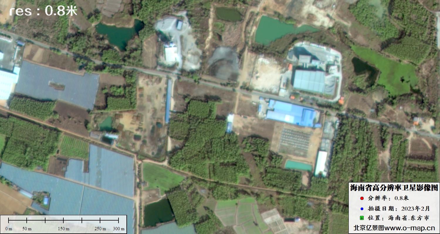 海南省中山市2023年最新0.8米分辨率卫星影像图