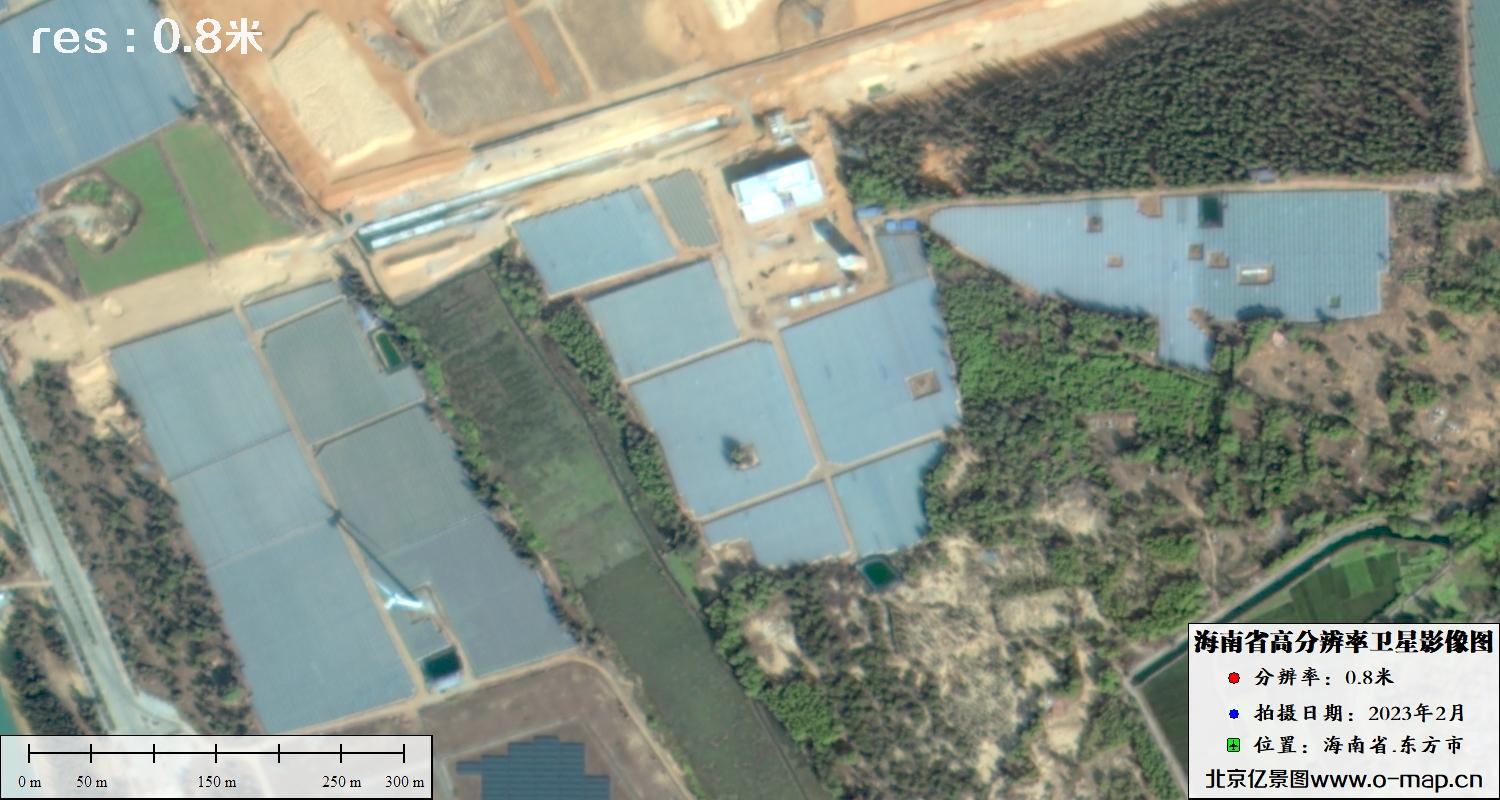 海南省中山市2023年最新0.8米分辨率卫星影像图