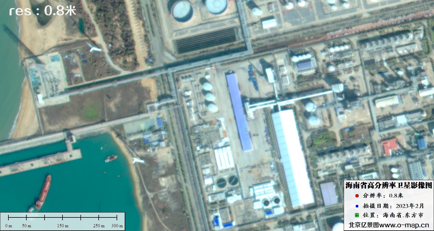 海南省中山市2023年最新0.8米分辨率卫星影像图
