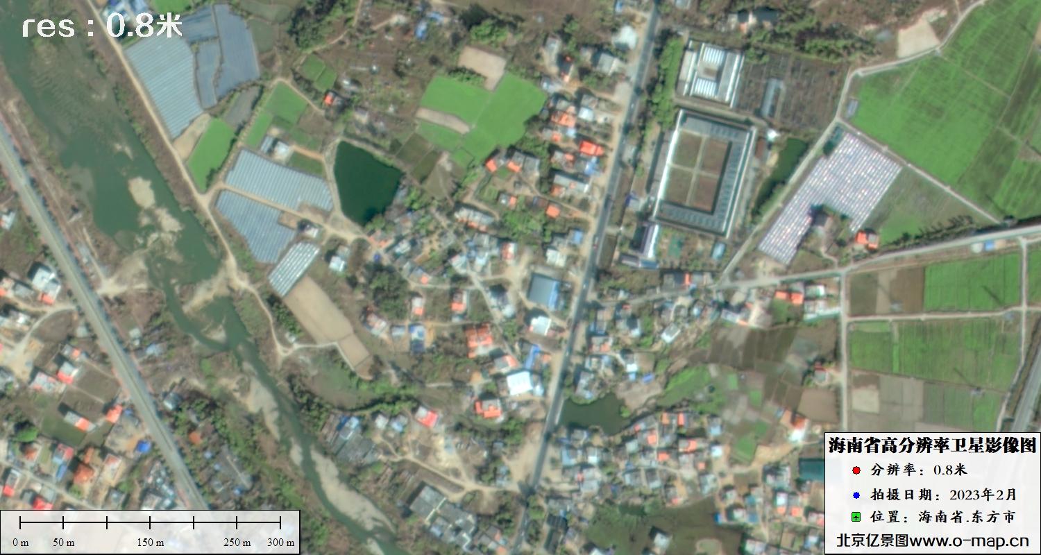 海南省中山市2023年最新0.8米分辨率卫星影像图